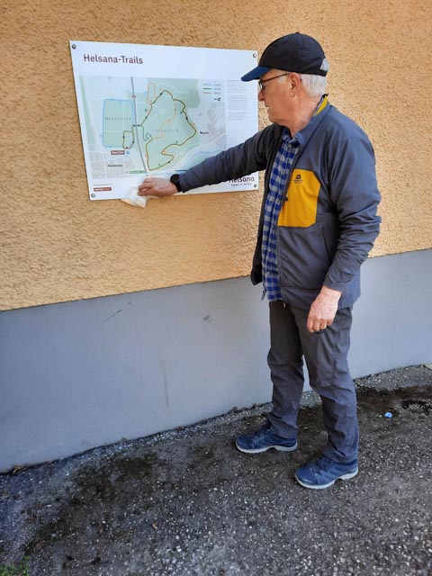 Der Trailverantwortliche des Gesundheitsforums Rheinfelden Ueli Urwyler Foto: zVg