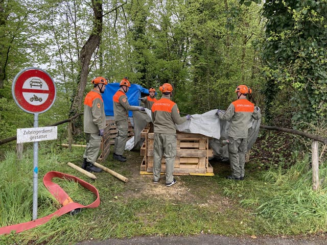 Aufbau des Wasserbehälters. Foto: zVg