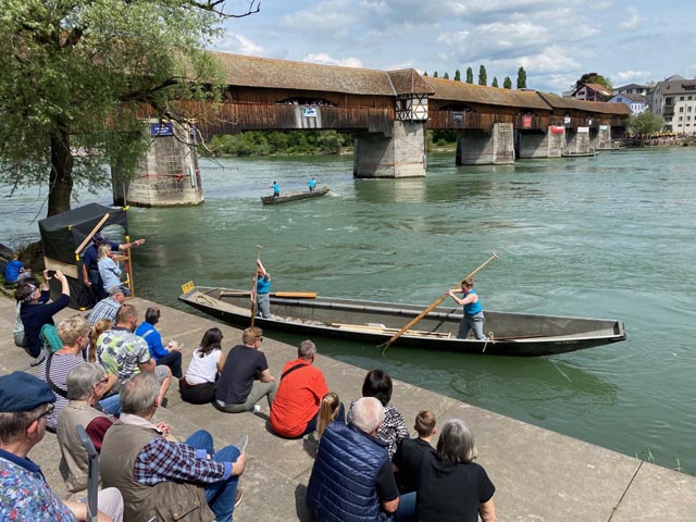 Eindrücke vom ersten «Brugge-Cup» bei der Holzbrücke in Stein/Bad Säckingen. Foto: Sonja Fasler 