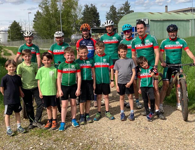 Alle Fahrer nach dem Bikerennen. Foto: zVg