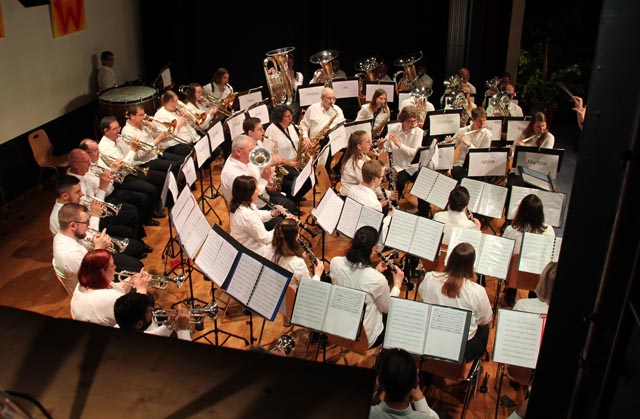 Zukunftweisendes Konzert mit dem Projektorchester der MG Wittnau. Foto: zVg