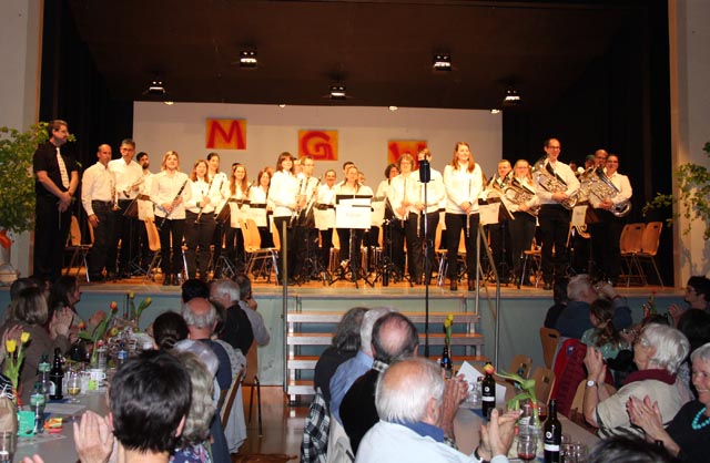 Zukunftweisendes Konzert mit dem Projektorchester der MG Wittnau. Foto: zVg