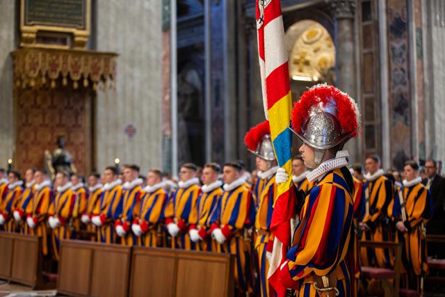 Gardisten an der Messe. Foto: zVg