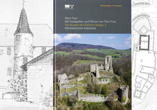 Das Cover des neuen Burgen-Buchs. Foto: zVg