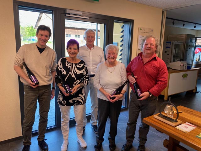 Die strahlende Jubilare. Foto: zVg