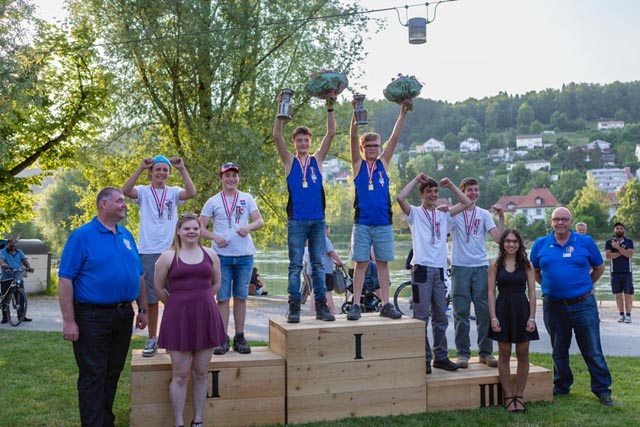 Das Siegerpaar der Kategorie 1: Gian-Luca Kym und Lorin Kiefer. Foto: zVg