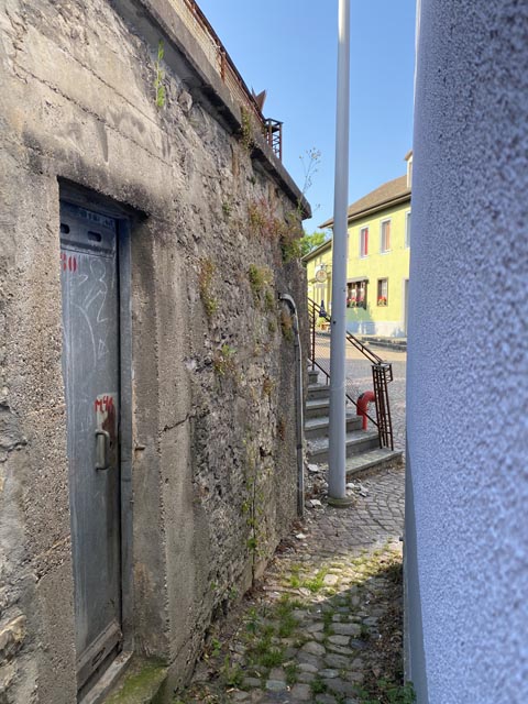 Hier ist die WC-Anlage geplant. Foto: Sonja Fasler 