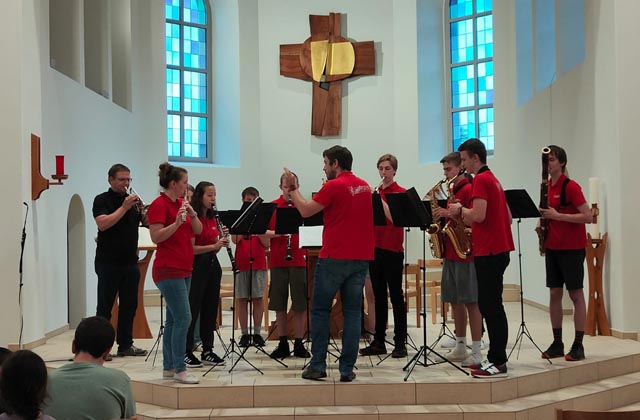 Die Jugendmusik Oberes Fricktal. Foto: zVg 