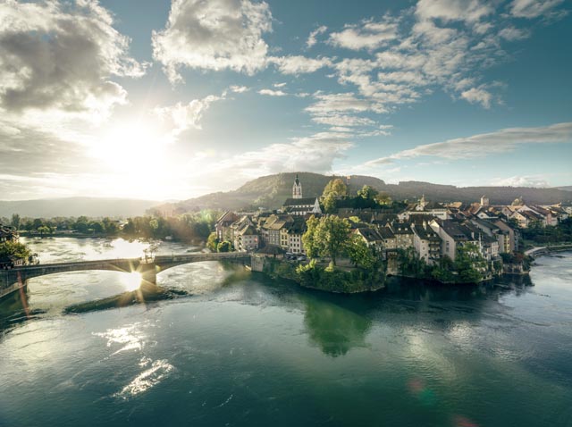 Das malerische Städtchen Laufenburg. Foto: Jurapark Aargau