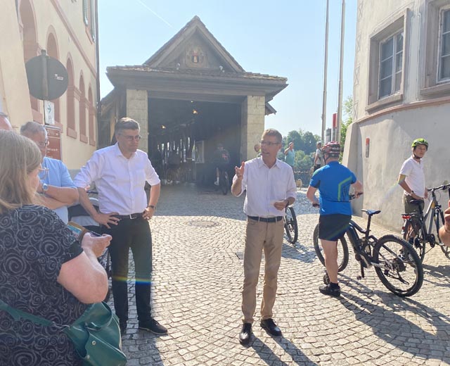 Der Aargauer Grossratspräsident Lukas Pfisterer. Foto: Sonja Fasler