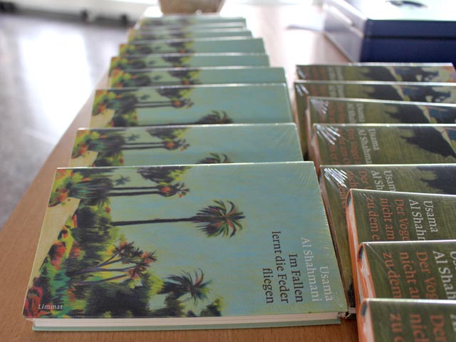 Bücher von Usama Al Shahmani. Foto: zVg