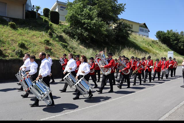 Parade-Darbietung der MG Wittnau. Foto: zVg