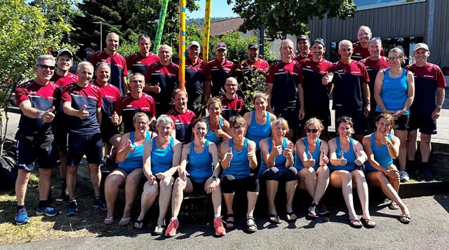 Die stolzen Turnfestsieger aus Wölflinswil des Turnfests in Lupfig-Scherz. Foto: zVg