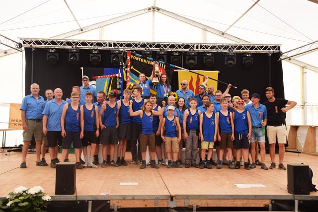 Über zahlreiche Auszeichungen durften sich die Wallbacher Pontoniere freuen... Foto: zVg