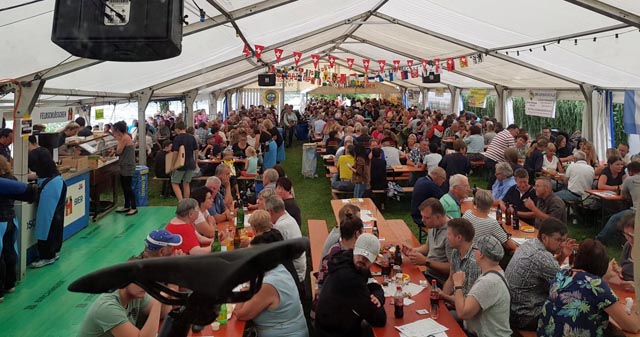 Hoffentlich auch dieses Jahr wieder so gut besucht: das Fischessen in Wallbach. Foto: zVg