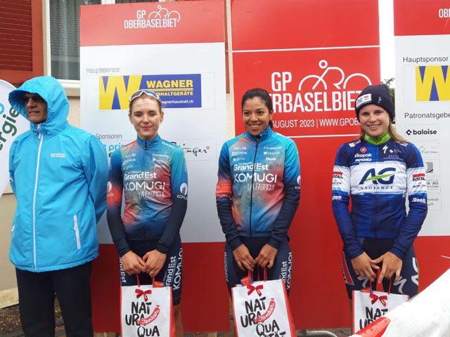 Noëlle Rüetschi darf sich beim GP Oberbaselbiet über den 3. Rang freuen. Foto: zVg
