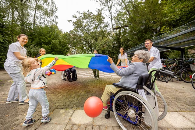 Sport, Spiel und Spass am 20. Patienten-Sport- und Spielfest der Reha Rheinfelden. Foto: zVg