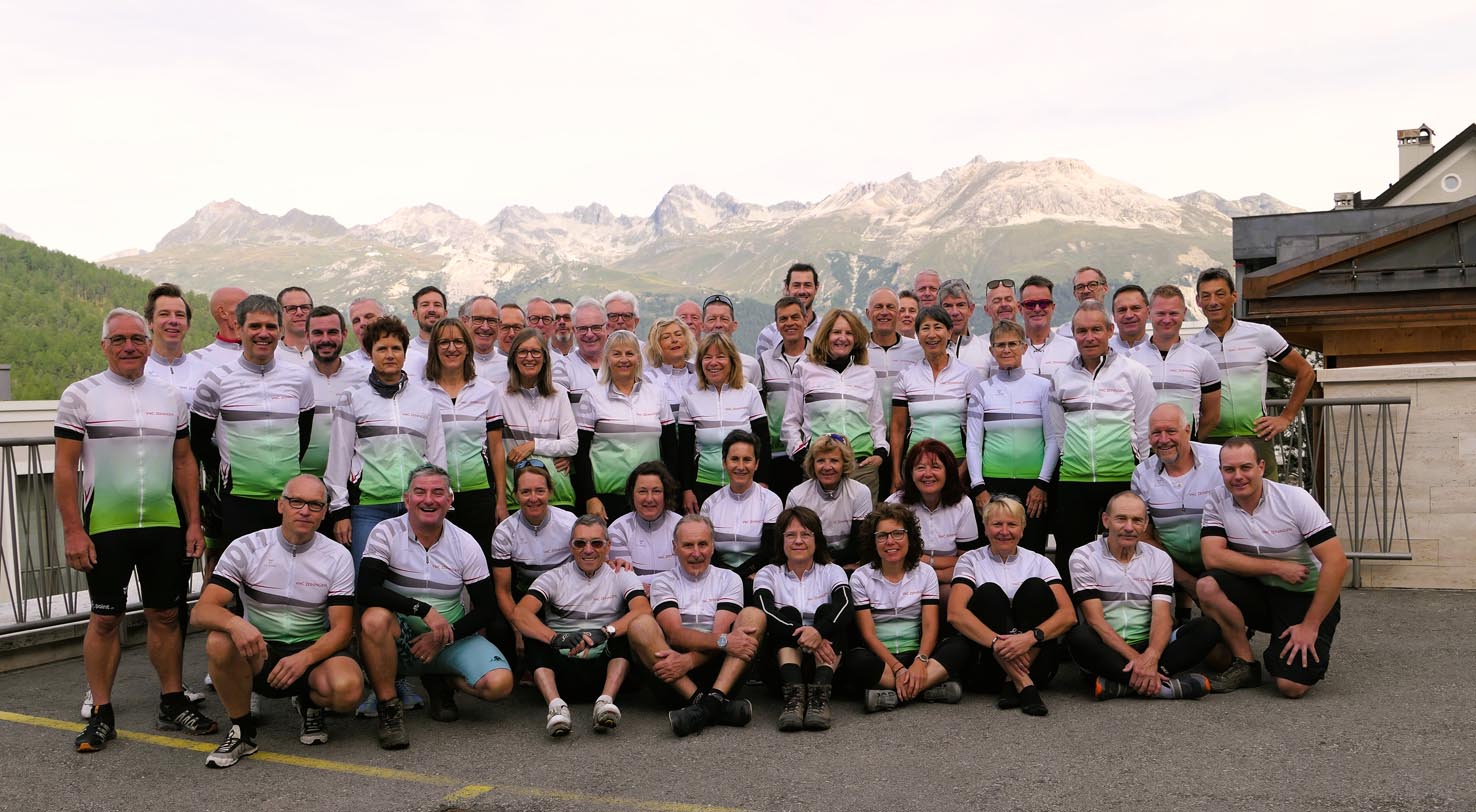 Der VMC Zeiningen in Pontresina Foto; Christine Steck