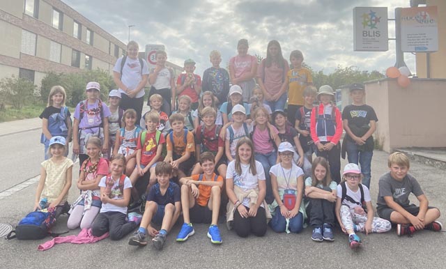 Die Jugi Eiken genoss den Ausflug. Foto: zVg