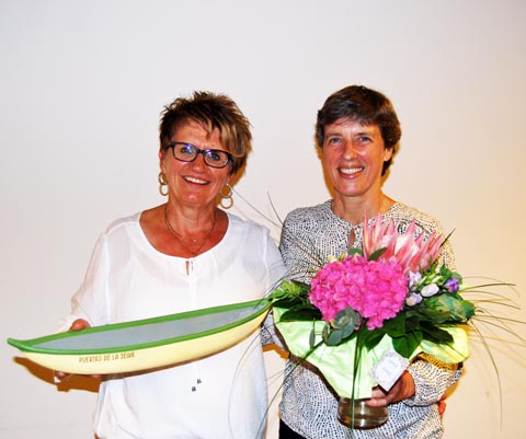Pfarreiseelsorgerin Helena Boutellier (links) und Barbara Keller aus der Mission Santa Maria del Fiat in Manglaralto, Ecuador. Foto: Gaby Merkofer