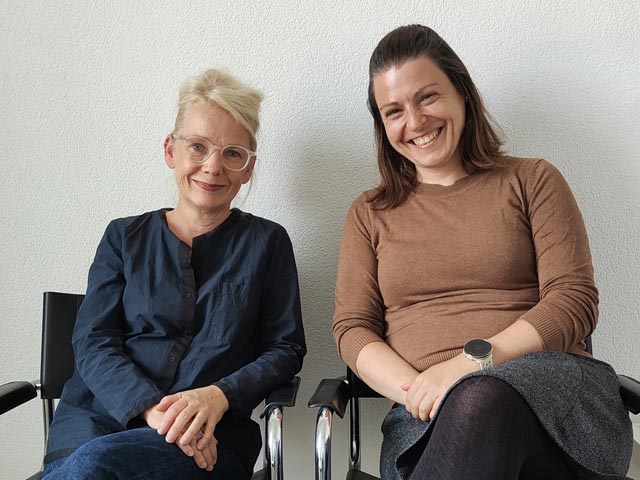 Cora Burgdorfer, Psychologin FH (links), und Ladina Waldmeier, Psychologin FSP (rechts). Foto: Christine Straberg