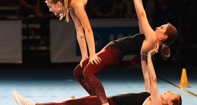 Guter 10. Rang für Lia Loosli, Tina Rubin und Lea Treyer. Foto: zVg