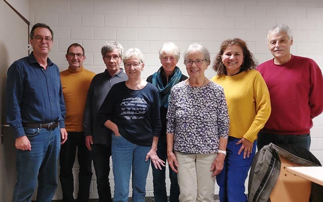 Der Vorstand der Ökumenischen Weltgruppe Möhlin. Foto: zVg