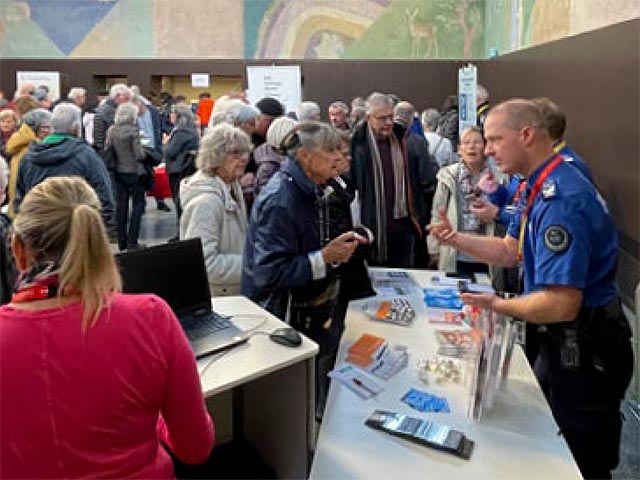 Insgesamt konnten deutlich über 200 Besuchende an der Expo65+ begrüsst werden. Foto: zVg