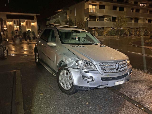 Unfall in Reinach. Foto: Polizei AG