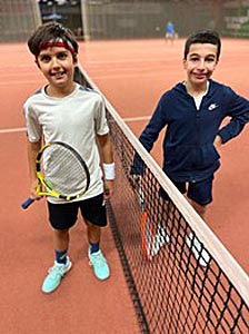 Asmen Acar (rechts) und sein Finalgegner Darius Safaie (links). Foto: zVg