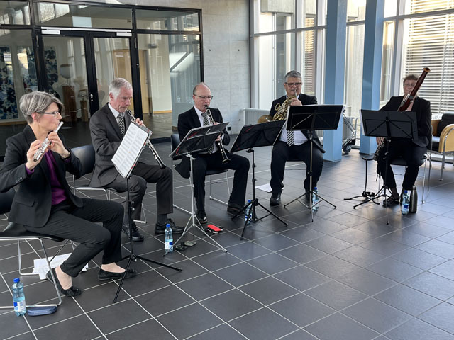 Das Laufenburger Bläserquintett. Foto: zVg