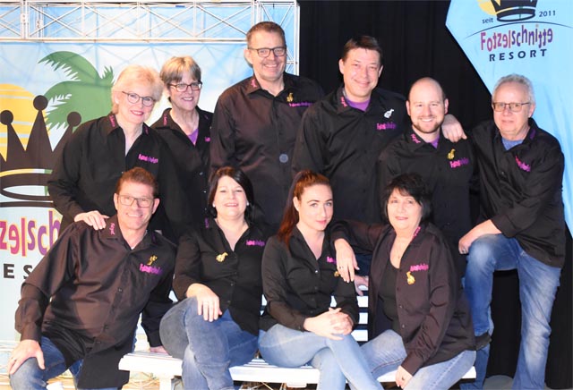 Die Gruppe «MG Fotzelschnitte» steckt mitten in der Vorbereitung. Foto: zVg