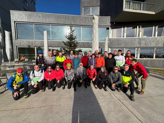 Der VMC Zeiningen auf Speckweg-Bike-Tour. Foto: zVg