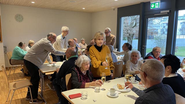 Neujahrsapéro bei den Senioren für Senioren in Möhlin. Foto: zVg