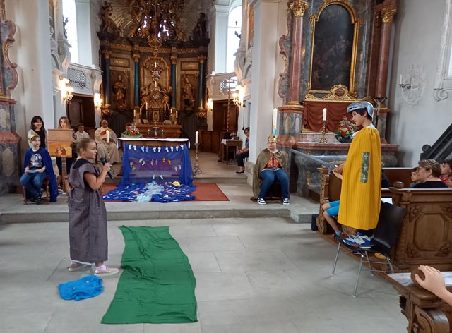 Schulschlussgottesdienst in Herznach. Foto: Danilea Grether