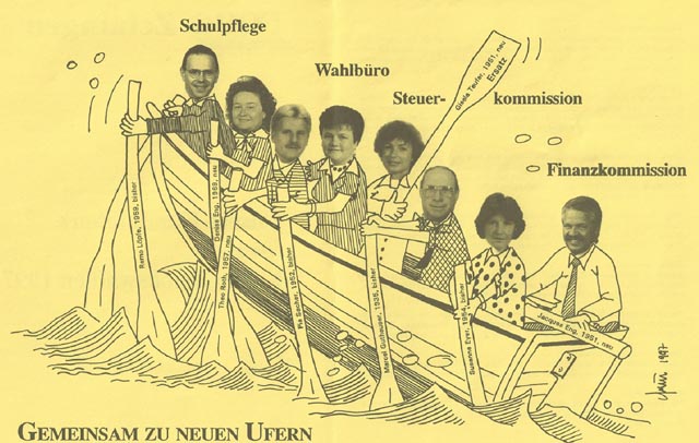 Wahlflyer von 1997. Foto: zVg