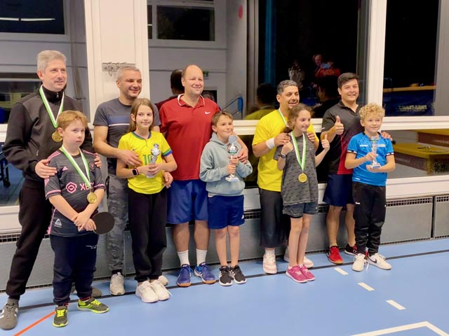 Besonders die "Mixed Doppel" waren spannend