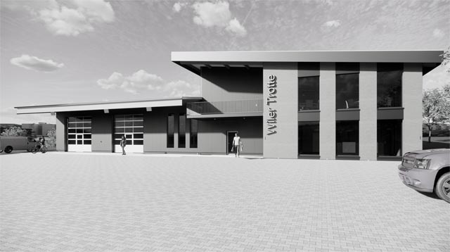 isualisierung der neuen Wiler Trotte im Oberdorf. Foto: zVg