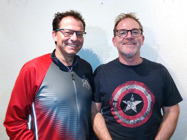 Der neue Präsident Beat Rauber (links) und Urs Birri, neuer Aktuar (rechts). Foto: zVg