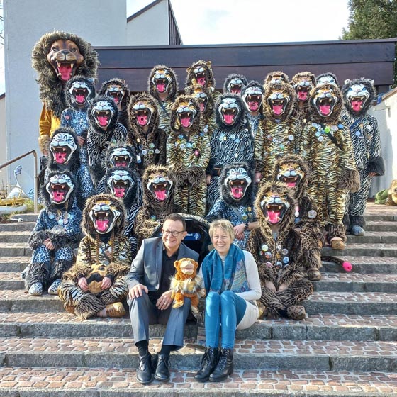Gruppenbild mit Gugge, Pfaff und Aff. Foto: zVg