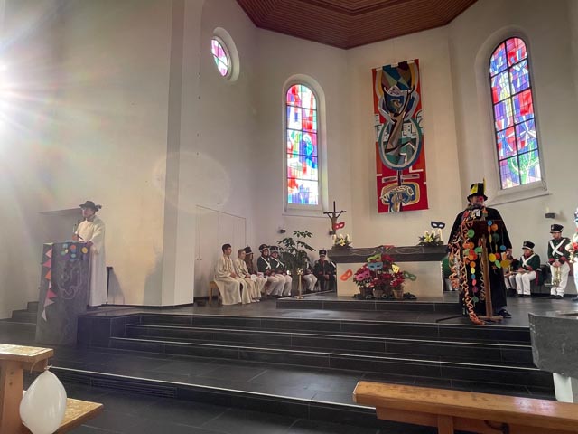 «Lass die Fasnacht in Dein Herz...» – Fasnachtsgottesdienst in Eiken. Foto: zVg