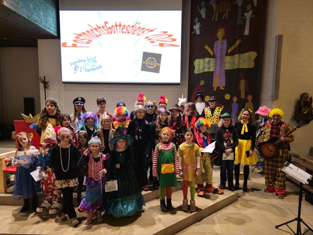 Fröhlicher Fasnachtsgottesdienst in Gipf-Oberfrick. Foto: zVg