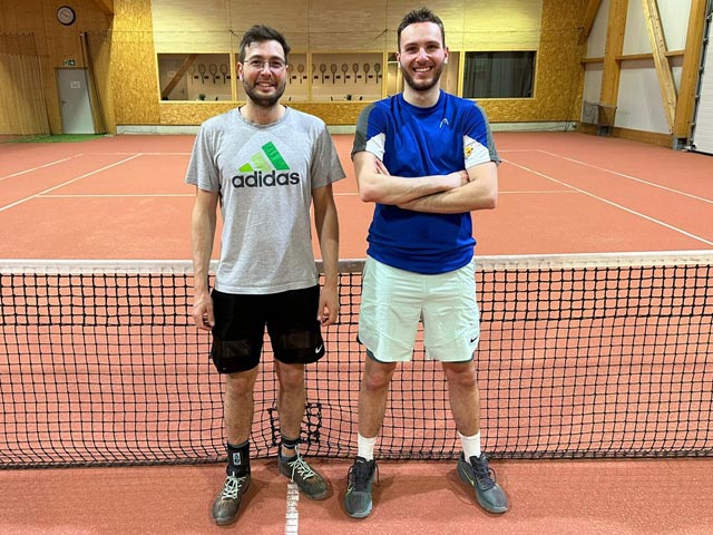 Die Sieger im Herrentableau: Jens-Philipp Künzli und Jonas Rinderknecht. Foto: zVg