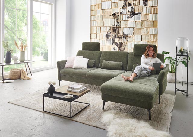 Für gemütliche Stunden: Polstergarnitur Emilio. Foto: zVg