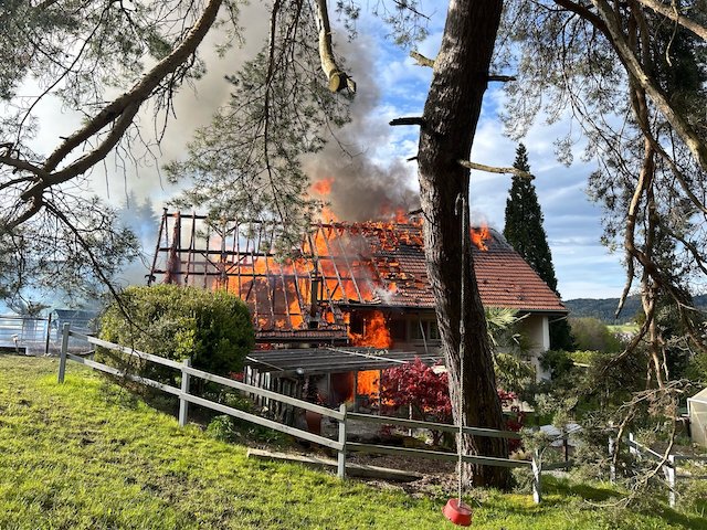 Gontenschwil: Bauernhaus nach Brand unbewohnbar