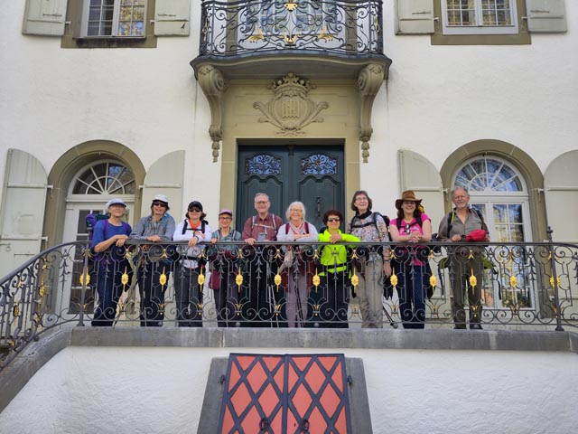 Gruppenbild auf Schloss Jegenstorf. Foto: zVg