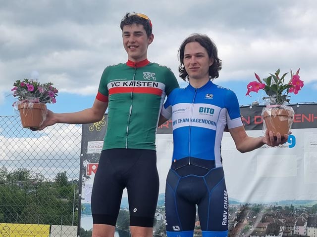 Lars Emmenegger mit dem Ukrainer Pavio Antonieka. Foto: zVg