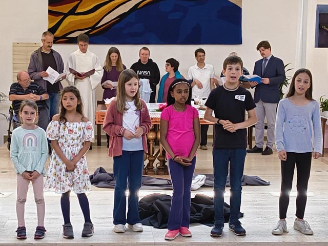 Mitmachgottesdienst an Pfingsten in Stein. Foto: zVg