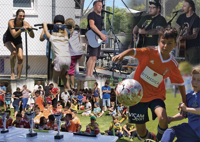 Fotocollage vom Sommerfest 2022. Foto: zVg