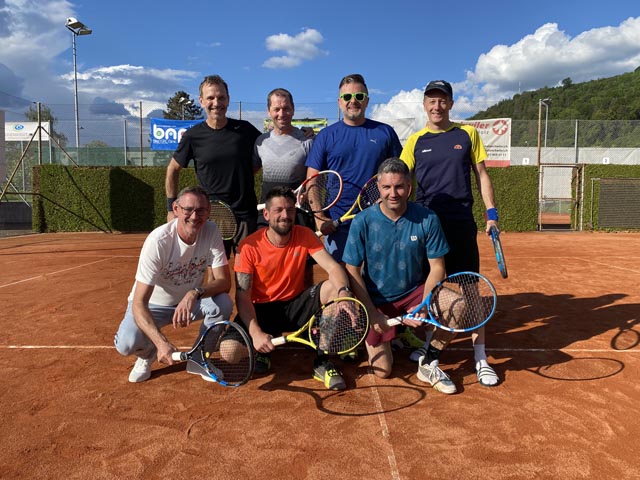 Spielt vorne mit: das 3.-Liga-Team (35+) des TC Laufenburg. Foto: zVg